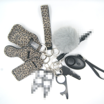 Women Alarm Personal Keychain Set Self Defense Self Protection Security KEYCHAIN FOR KEY Keychains women KEYCHAIN FOR CAR KEY