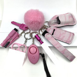 Women Alarm Personal Keychain Set Self Defense Security Self Protection Security KEYCHAIN FOR KEY defense keychain