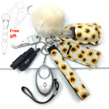 2022 Women Alarm Personal Keychain Set Self Defense Alarm Keychain Security Self Protection Security Alarm Key Ring for Girls