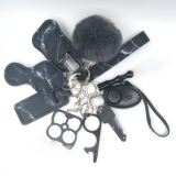 Women Alarm Personal Keychain Set Self Defense Self Protection Security KEYCHAIN FOR KEY Keychains women KEYCHAIN FOR CAR KEY
