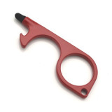 women Self Defense Keychain Safety Key Chain Key Door Touchless Keys Keychain No Touch Door Opener With Stylus