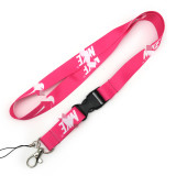 In stock Wholesale Printing Black Designer Phone Air Lanyard Supplies Badge Holder Strap With Us Lanyards ID Card Keychain