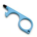 women Self Defense Keychain Safety Key Chain Key Door Touchless Keys Keychain No Touch Door Opener With Stylus