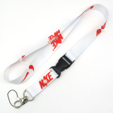 In stock Wholesale Printing Black Designer Phone Air Lanyard Supplies Badge Holder Strap With Us Lanyards ID Card Keychain