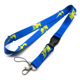 In stock Wholesale Printing Black Designer Phone Air Lanyard Supplies Badge Holder Strap With Us Lanyards ID Card Keychain
