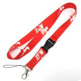 In stock Wholesale Printing Black Designer Phone Air Lanyard Supplies Badge Holder Strap With Us Lanyards ID Card Keychain