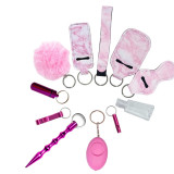 Anti -wolf alarm 11 -piece suite card bag hand -sanitizer bag body anti -wolfware alarm set