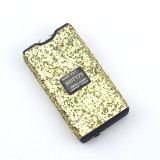 Fashion sequins tactical flashlight cross -border new female defense multi -function flashlight keychain direct charging