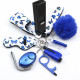 Self-Defence Keychain USB Charge Windproof Lighter with Flash Light Alarm Multi-Function Keyring Lady Safety Protect Accessories