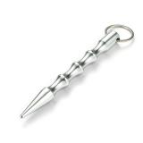 Aluminum Self Defense Keychain Mental Stick Cars Keychains Personal Safty Key Chain Charm Car Keyring 9 Colors