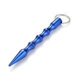 Aluminum Self Defense Keychain Mental Stick Cars Keychains Personal Safty Key Chain Charm Car Keyring 9 Colors