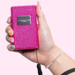 Pink Rhinestone Bedazzled Bling Stun Gun