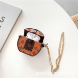 2022 new Luxury Earphone Accessories Creative Designer PU Leather Cover Wireless Earphone Cases