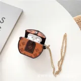 2022 new Luxury Earphone Accessories Creative Designer PU Leather Cover Wireless Earphone Cases