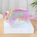 Laser Transparent Cosmetic Bag Female Large Lipstick Makeup Bag Organizer Travel Portable Toiletry Bag Storage Make Up Pouch