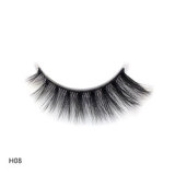 5 Pairs Easily Apply eyelashes miami lashes private label logo 3d mink individual thick false eyelashes custom faux mink lashes
