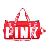 Travel Bag Large Capacity Pink Duffle Bags Gym Women Waterproof Sports