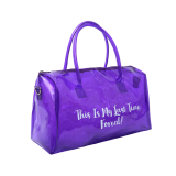 Spend The Night Hoe Overnight Bag 2022 New Clear PVC Transparent Bolsos Sac a Main Femme Laser Mochila Women Tote Bag Bald Head