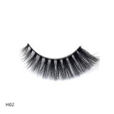 5 Pairs Easily Apply eyelashes miami lashes private label logo 3d mink individual thick false eyelashes custom faux mink lashes