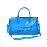 Spend The Night Hoe Overnight Bag 2022 New Clear PVC Transparent Bolsos Sac a Main Femme Laser Mochila Women Tote Bag Bald Head