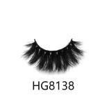 Cotton band real mink lash extensions private label 5D fluffy vegan mink Eyelashes 3d natural luxury mink lashes