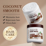 Wholesale Customized Natural Ingredients Coconut Argan Oil Shea Butter Vitamin E Silk Protein Hair Mask For Dry And Damaged Hair