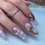 Press on nails 2021 new style OEM salon suppliers press on nails Wholesale  good quality Coffin short press on Nails