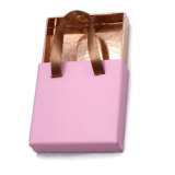 new design square shopping bag shape gift lashes box private label lashes case custom eyelash boxes packaging with your own logo