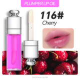 3ML Color Changing Clear Lip Gloss Flavoring Lip Plumper Oil Fruit Tint Glow Private Label Lip Oil  Fruit