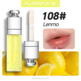 3ML Color Changing Clear Lip Gloss Flavoring Lip Plumper Oil Fruit Tint Glow Private Label Lip Oil  Fruit