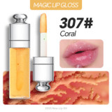 3ML Color Changing Clear Lip Gloss Flavoring Lip Plumper Oil Fruit Tint Glow Private Label Lip Oil  Fruit