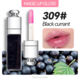 3ML Color Changing Clear Lip Gloss Flavoring Lip Plumper Oil Fruit Tint Glow Private Label Lip Oil  Fruit