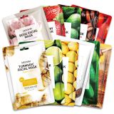 Naturial Fruit Sheet Mask Skin Care Plant Facial Mask Moisturizing Oil-Control Avocado Lemon Strawberry Mango Rose Face Mask