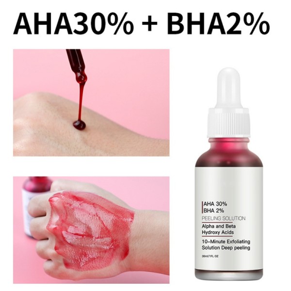 30ml Fruit Acid Face Serum Anti Aging Fade Acne Fades Smooths Lines Brighten Skin Care Essence