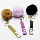 Debit Card Puller Custom keychain  Acrylic Credit Card Grabber Clip For Long Nails