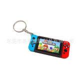 1PCS PVC Game Machine Keychain & Keyring Cute Gamepad Joystick Key Chain PS4 Game Console Keychains Bag Car Hanging