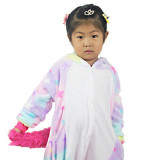 Flannel Children's Cartoon one-piece Pajamas Boys and Girls Home Clothing Cartoon Pajamas