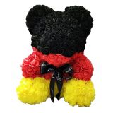 Dropshipping 25/40CM Teddy Rose Bear Artificial Flowers Rose Bear for Women Valentines Wedding Christmas Gift Box Home Decor