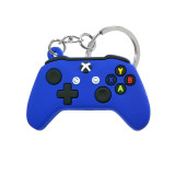 1PCS PVC Game Machine Keychain & Keyring Cute Gamepad Joystick Key Chain PS4 Game Console Keychains Bag Car Hanging