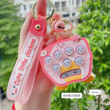 1PCS PVC Game Machine Keychain & Keyring Cute Gamepad Joystick Key Chain PS4 Game Console Keychains Bag Car Hanging