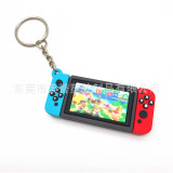 1PCS PVC Game Machine Keychain & Keyring Cute Gamepad Joystick Key Chain PS4 Game Console Keychains Bag Car Hanging