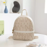 New Style Printed Small Backpack Female School Bags Professional design zipper women high capacity luxury leather backpack