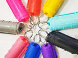 self defense supplies self defense product plastic spray shell Self Defense Tools Keychain Sets for women
