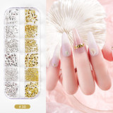 Crystal Stones Nail Art Rhinestones Nail Art Decorations Diy Alloy Designer Glass Nails Accessories for Charms Customize