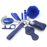 10pcs Hot Sale Personal Security Alarm Self-Defence Keychain Set Multi-Function Keyring Girl's Safety Self Protection Guard Gift