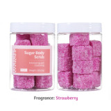 Custom Private Label Skin Smooth Candy Scrub Balls Exfoliating Cube Sugar Body Scrubs