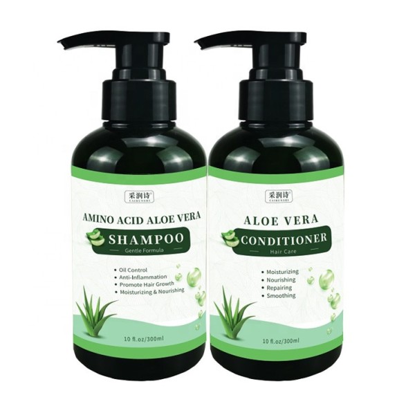 China Factory Good Hair Care Shampoo and Conditioner Anti Itching Organic Aloe Vera Shampoo