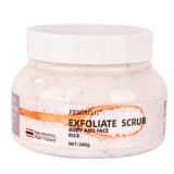 Customized Organic Scented Vegan Skin Whitening Exfoliating Vitamin Coconut Milk Dead Sea Salt Bath Body Scrubs