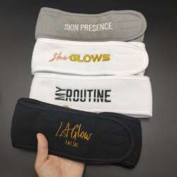 Facial Microfiber Cotton Custom Spa Headband With Logo SPA002