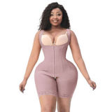 Custom High Compression Fajas Colombianas Girdle With Corrective Waisted Butt Lifter Full Body Bbl Shaper Faha Shapewear